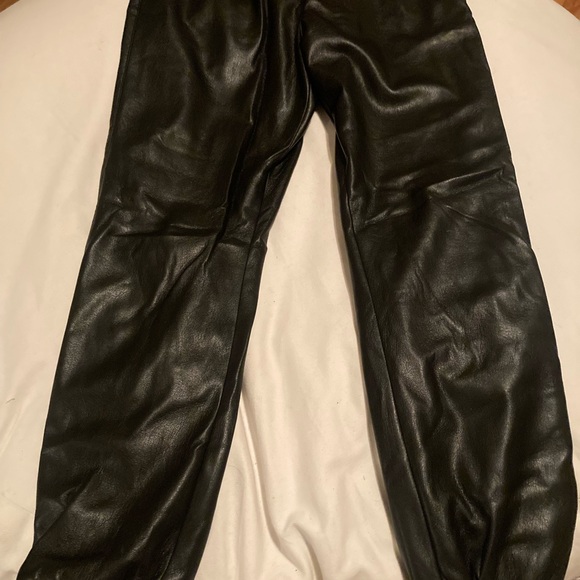 Joie faux leather joggers black size XS - Picture 4 of 7